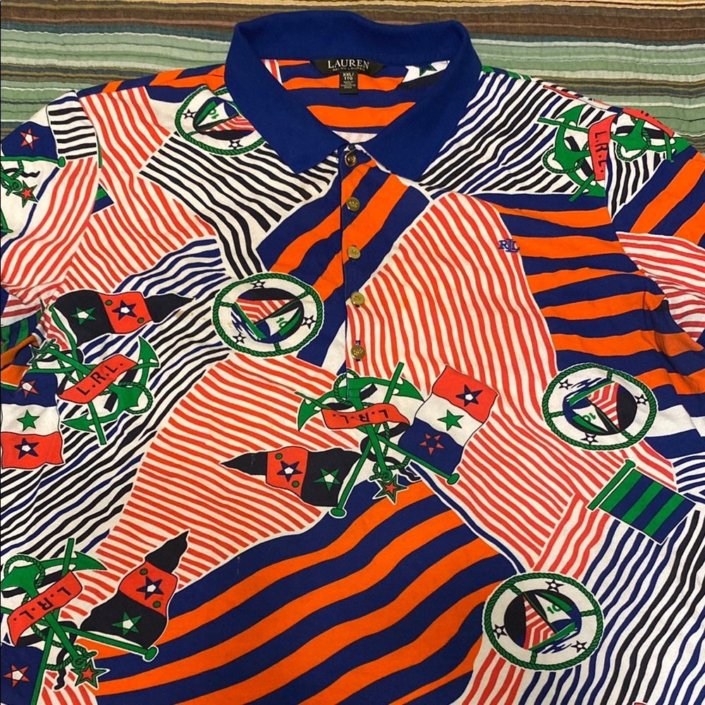 Ralph Lauren Multicolor Graphic Polo Shirt
